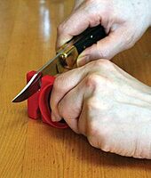 LANSKY Mini Quick Fix 2-Step Knife Sharpener Portable