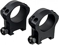 WARNE Mountain Tech Scope Rings, 7075/T6 Aluminum, Fits Picatinny Rails