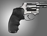 Hogue S&W J-Frame Round Butt Nylon Monogrip, Black - 60100