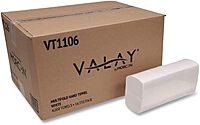 Morcon VT1106 Valay Multi-fold Towels, 1-ply, 9.05 X 9.25, White, 250/pack, 16 Packs/carton