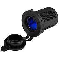 Sea-Dog 12V Power Socket w/Blue LEDs