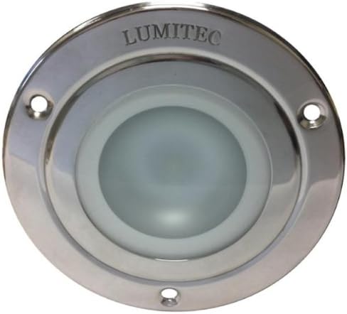 Lumitec 114118 Shadow Surface Mount Utility Light - Dimmable Red Blue & White Light Polished Stainless Steel Bezel