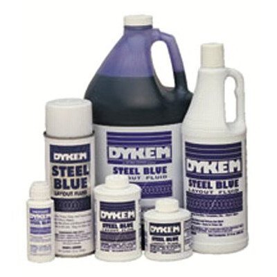 Dykem Layout Fluids - 1qt. steel blue layout fluid (Set of 12)