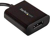 StarTech.com USB C to DisplayPort Adapter - 4K 60Hz/8K 30Hz, DP 1.4 HBR2 Dongle, Compact USB-C (DP Alt Mode) Monitor Video Converter, Works w/ TB3 - Type-C to DP Converter (CDP2DP), 0.6"x1.5"x7.1"