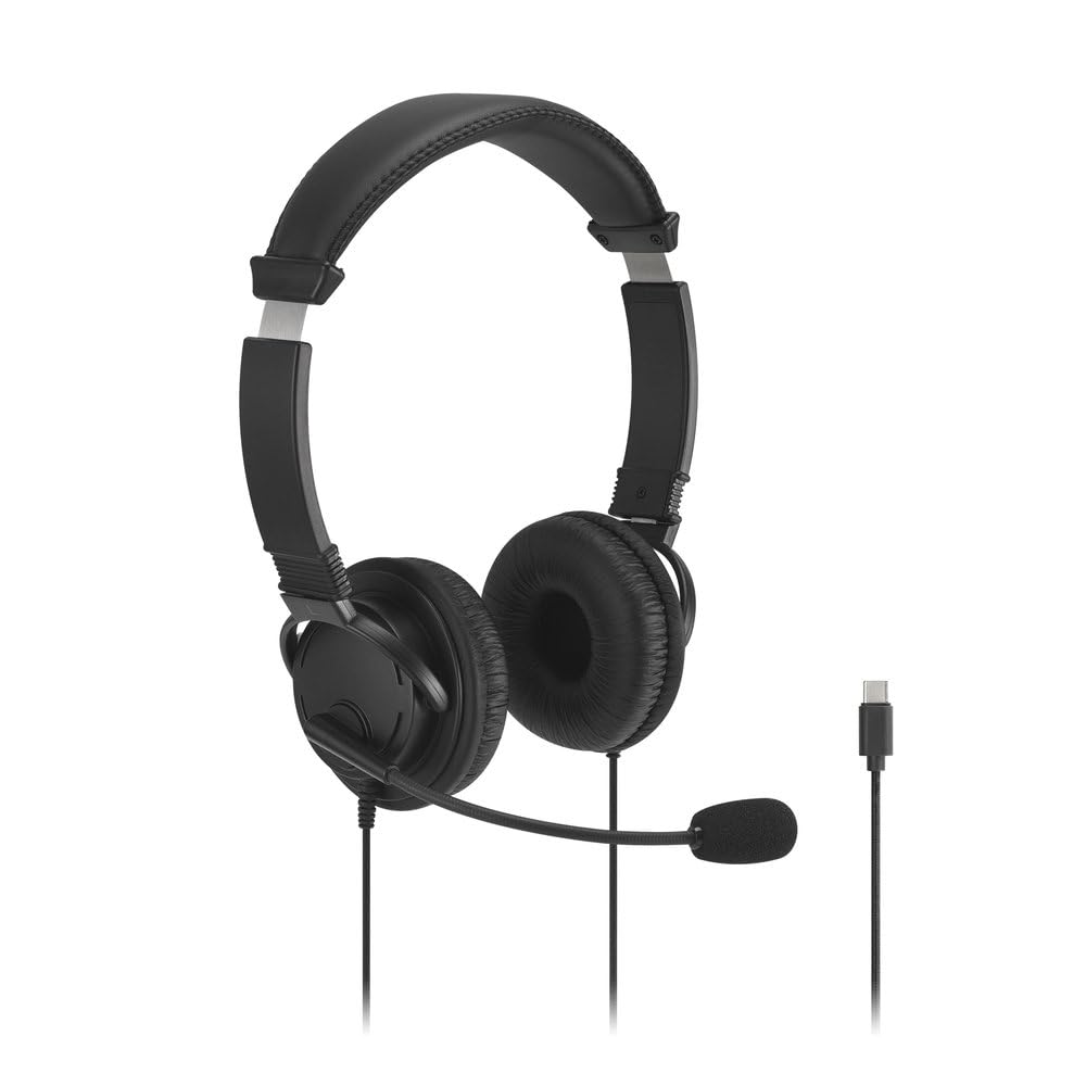 KENSINGTON Classic EQ USB-C Headset with Mic and Volume Control