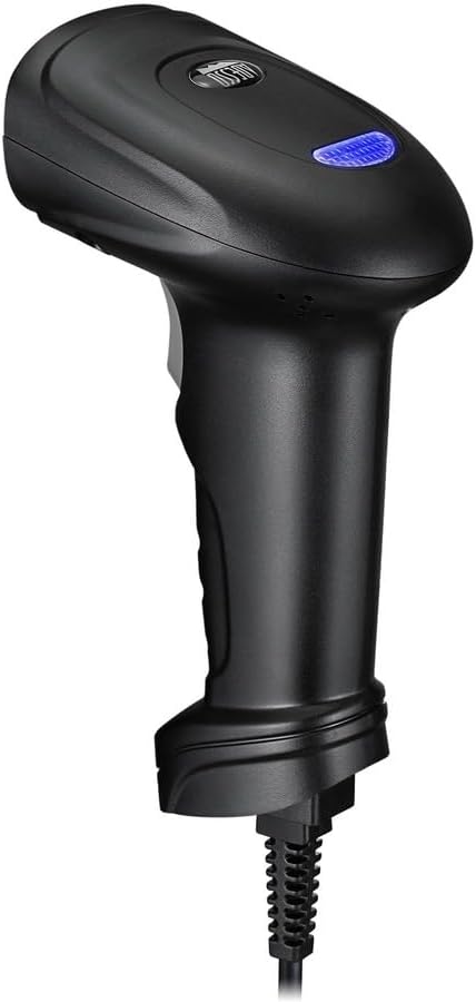 Adesso NuScan 1600U 1D Handheld CCD Barcode Scanner (USB) - Cable Connectivity - 300 scan/s - 16in Scan Distance