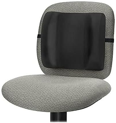 Fellowes High-Profile Backrest, 12inH x 13inW x 4inD, Black