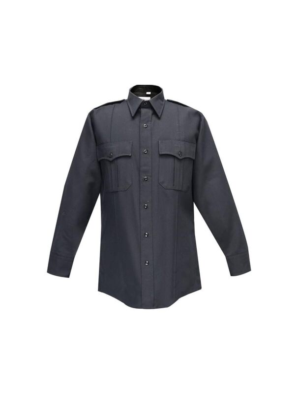 FLYING CROSS Command Long Sleeve Shirt w/ Zipper & Convertible Sport Collar