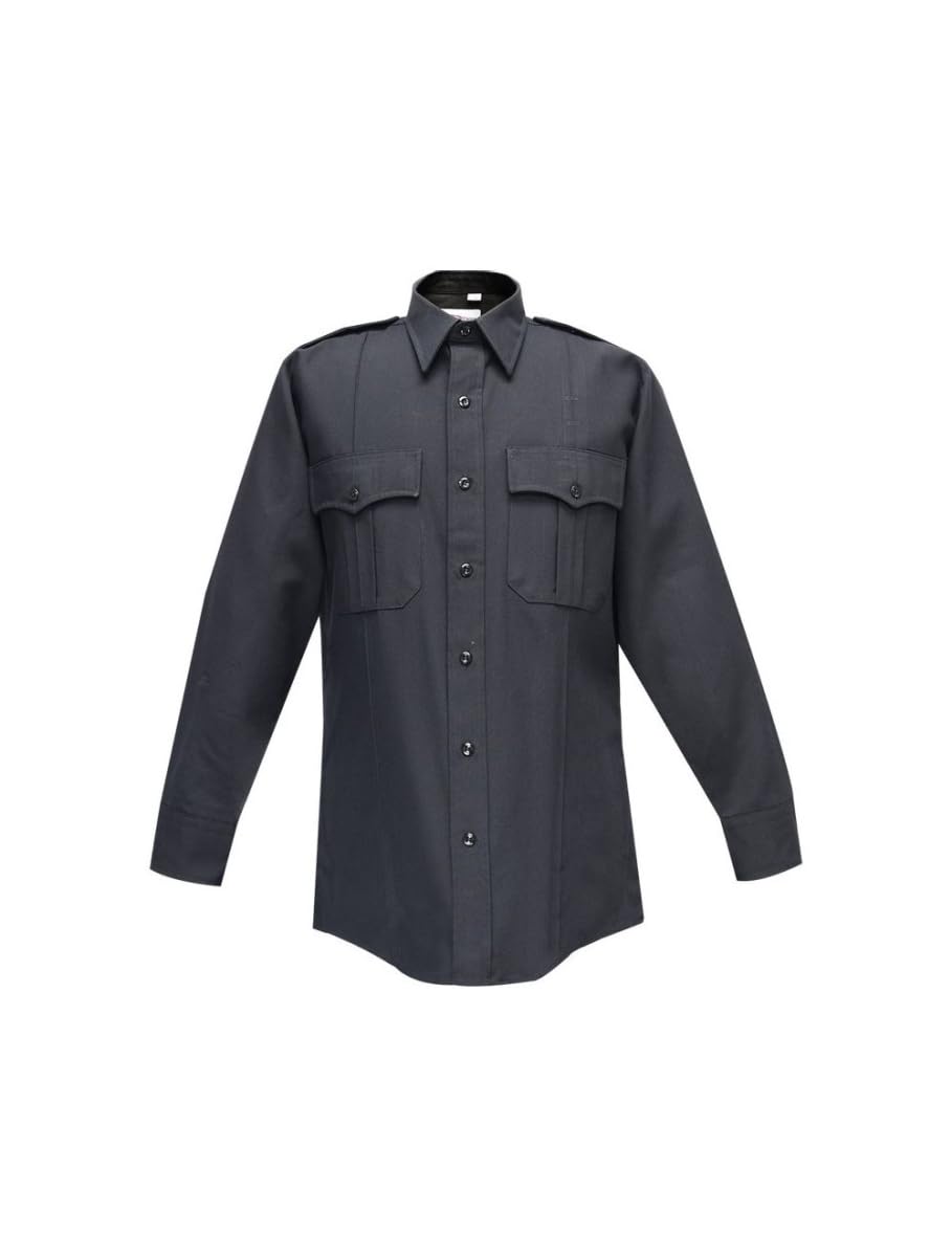 FLYING CROSS Command Long Sleeve Shirt w/ Zipper & Convertible Sport Collar