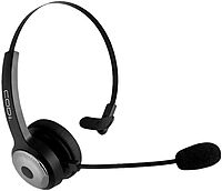 Wireless Headset with Integrated AI Noise-Cancelling Microphone - Stereo - Wireless - Bluetooth - 32.8 ft - Over-the-head - Binaural - Noise Canceling