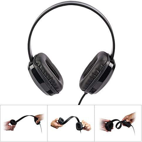 Cyber Acoustics 3.5mm Stereo Headphones for PCs and Other 3.5mm Devices in The Office, Classroom or Home (ACM-6004) 1 Unit