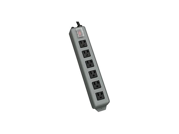 Tripp Lite 6 Outlet Waber Industrial Power Strip, 15ft Cord with 5-20P Plug (UL620-15)