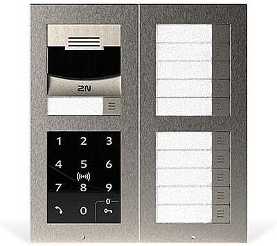 2N IP Verso2.0 Basiseinheit with camera, silver