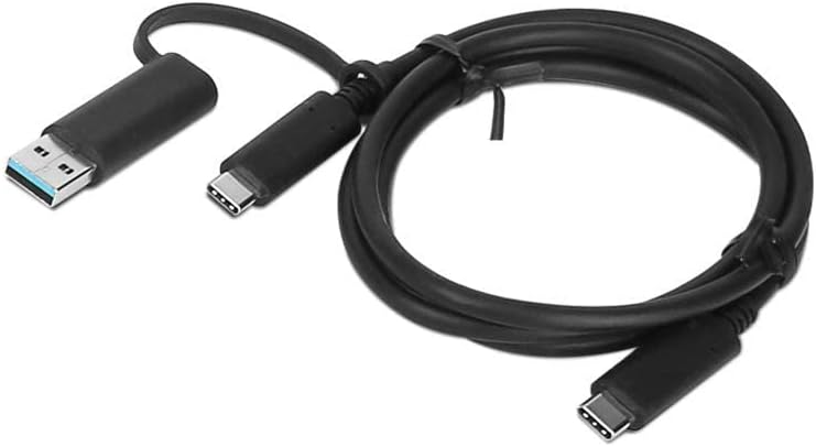 Lenovo Hybrid USB-C With USB-A Cable - 3.28 ft USB Data Transfer Cable - 4X90U90618