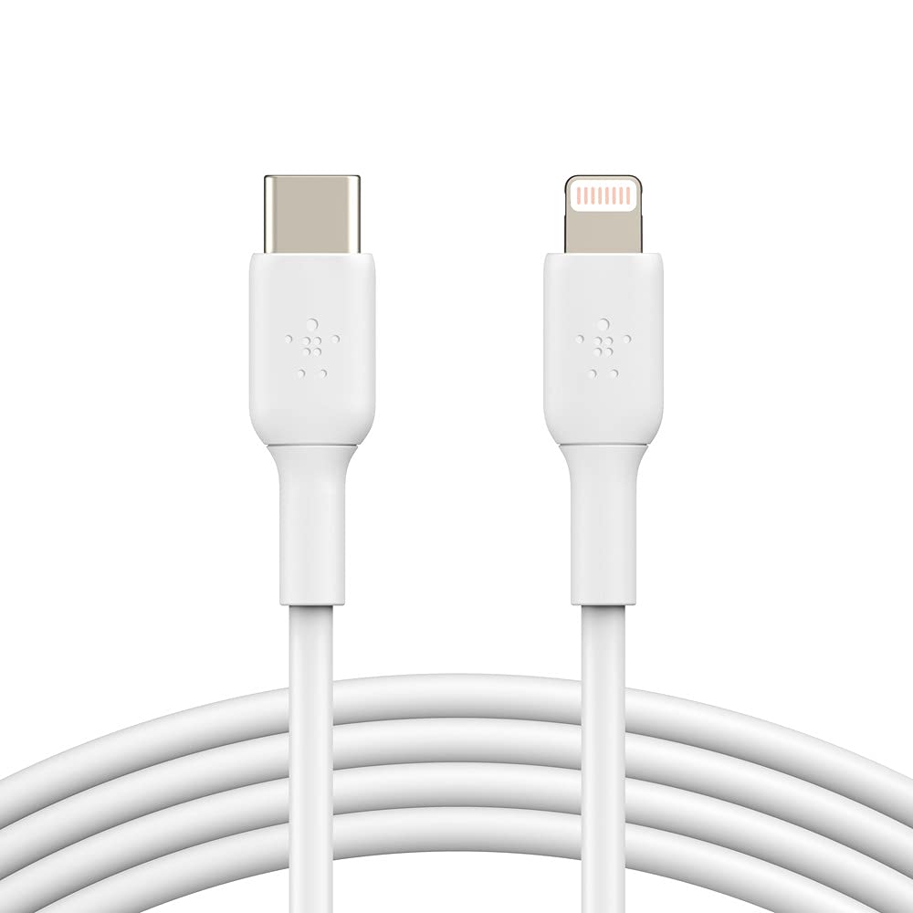 Belkin BoostCharge USB-C to Lightning Cable - MFi Certified 18W Power Delivery