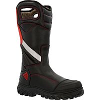 ROCKY Code Red Structure NFPA Rated Composite Toe Fire Boot, Black