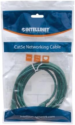 INTELLINET RJ-45 Male to RJ-45 Male Patch Cable 0.6 m (2 ft) Gold-Plated Contacts