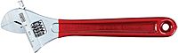 Klein Tools D507-10 Adjustable Drive Wrench, Forged with Extra Capacity Jaw and High Polish Chrome Finish