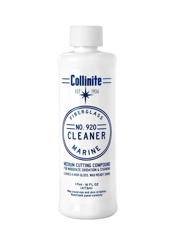COLLINITE 920 Cleaner-Marine/RV Stain, Water Spot & Oxidation Remover. Easy to Use Heavy Duty Cleaning Compound Restores