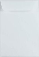 JAM Paper Open-End Catalog Envelopes with Gummed Closure - White