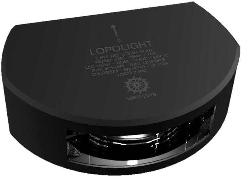 LOPOLIGHT Series 301 Navigation Light - 2NM Vertical Mount LED IP68