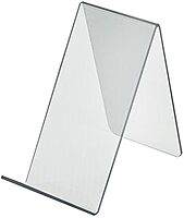 Azar Displays Acrylic Easel Displays, Clear, 10-Pack