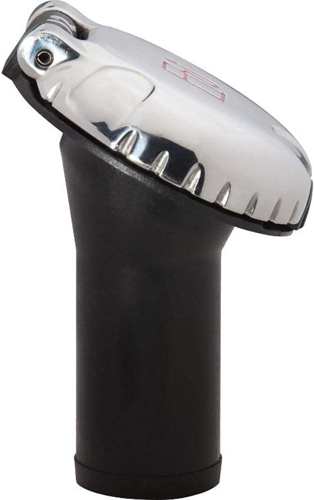 Attwood Deck Fill f/Carbon Canister System - Angled Body & Scalloped Stainless Steel Cap