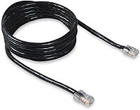 Belkin 10-Feet RJ45 Cat5E Patch Ethernet Network Cable, Black (A3L781-10-BLK)