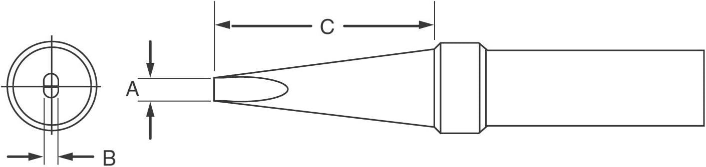 Weller ETA Soldering Tip, 1/16" (0.062")