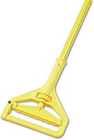Boardwalk Quick-Change Side-Latch Mop-Head Handle, Yellow