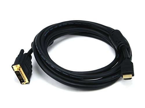 Hdmi To Dvi Adapter Cable- Black 10ft