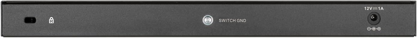 D-Link Ethernet Switch, 16 Port Gigabit Slim Switch Plug and Play, Unmanaged, Metal Housing, Quiet Fanless Design
