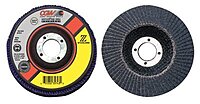 CGW Abrasives 31014 4-1/2" ZS-60 Flap Disc, 7/8" Arbor, T27