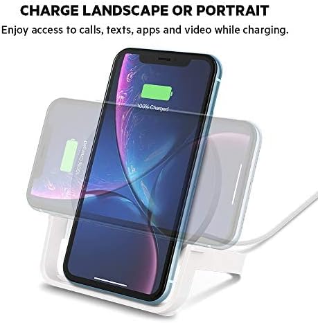 Belkin Quick Charge 10W Wireless Charger - Qi-Certified Charger Stand for iPhone