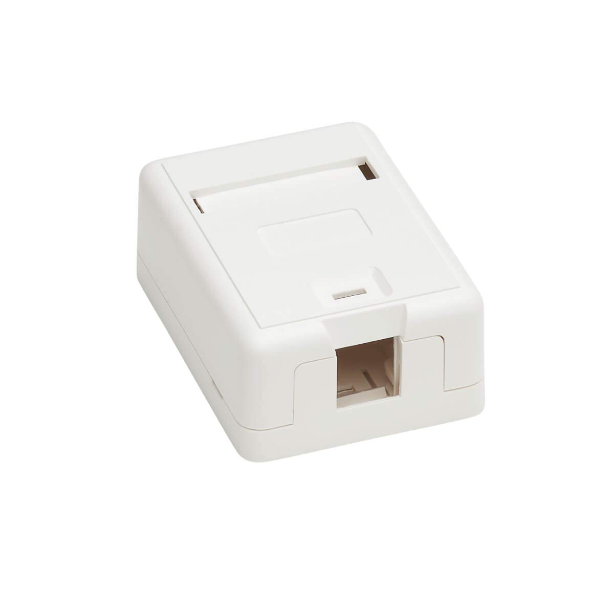 Tripp Lite Keystone Jack Surface Mount Box, White