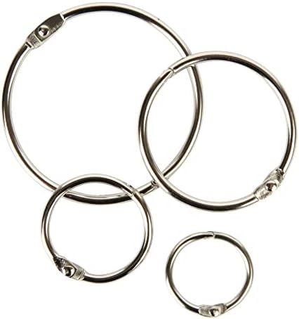 Office Depot® Brand Loose-Leaf Rings, Assorted Sizes, Pack Of 20