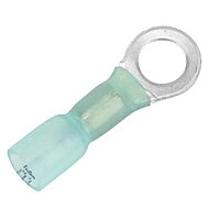 Pacer 16-14 AWG Heat Shrink Ring Terminal - 1/4" Stud Size - 25 Pack