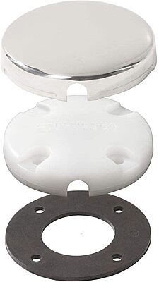 Blue Sea Systems 1007100 Side Entry CableClam with Stainless Steel Dress Cap