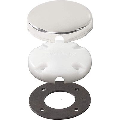 Blue Sea Systems 1007100 Side Entry CableClam with Stainless Steel Dress Cap