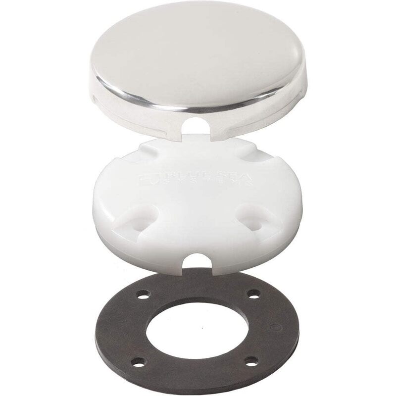 Blue Sea Systems 1007100 Side Entry CableClam with Stainless Steel Dress Cap