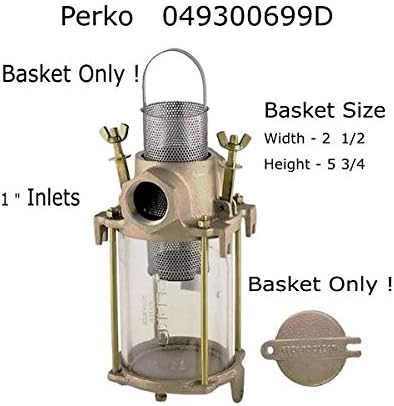 Perko 304 Stainless Steel Basket Strainer Only