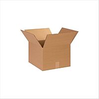 Partners Brand Corrugated Boxes, 14in x 14in x 10in, Kraft, Pack Of 25