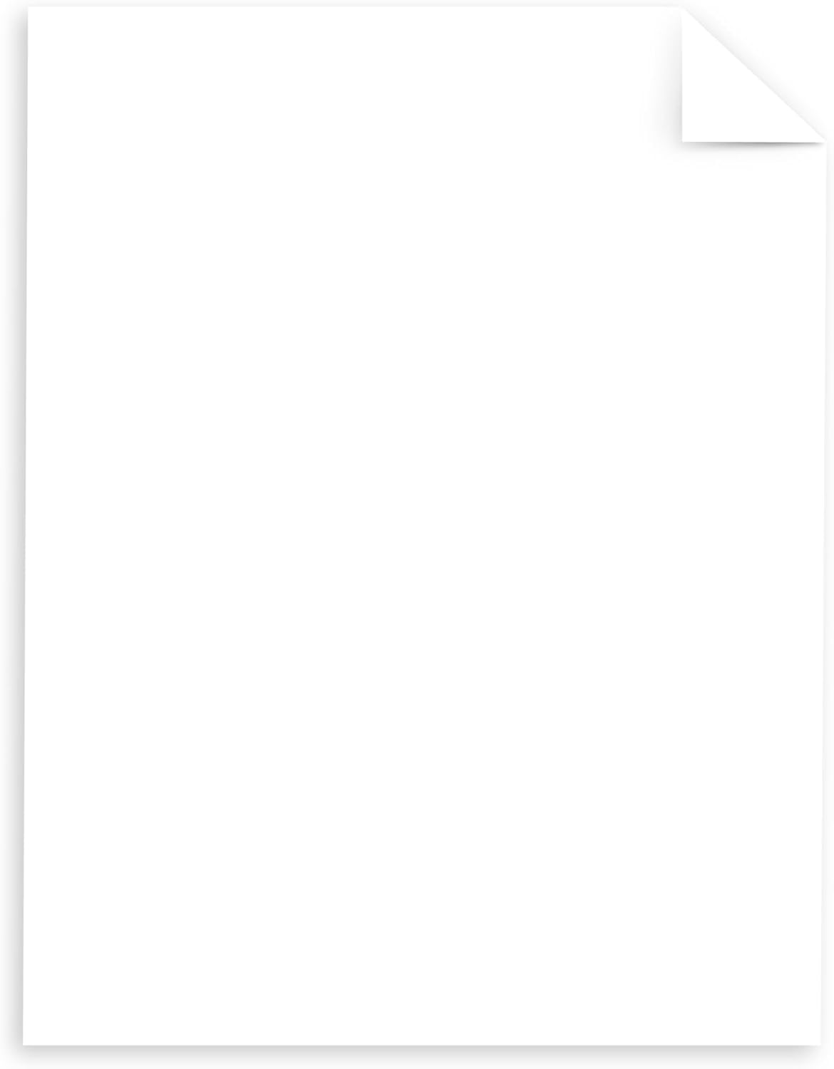 Neenah Bright White Premium Cardstock, 8.5 x 11 in, 65 lb, 250 Pack (91904)