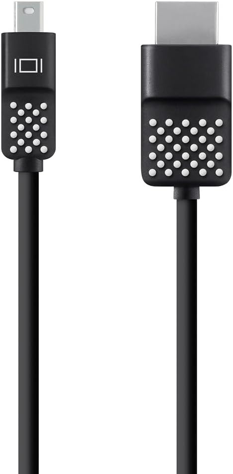 Belkin Mini Displayport To HDMI Cable 12ft - Compatible With 4k Monitors - HDMI to Displayport Cable - DP To HDMI Cable