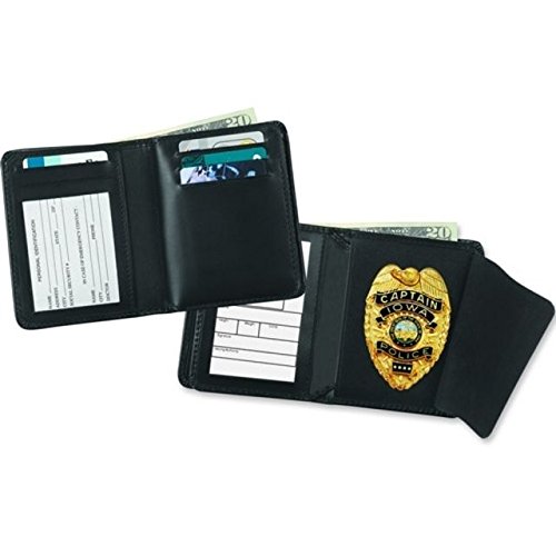 Deluxe Hidden Badge Wallet - Strong Leather Company Single ID Card Wallet (79230-0402)