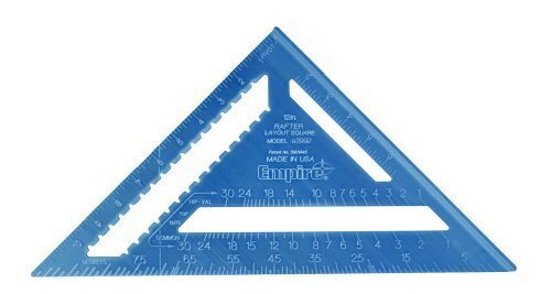 Empire E3992 12" Aluminum Hi-Vis Rafter Square