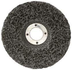 Deburring Disc: 4-1/2" Dia, 7/8" Hole, Coarse Grade, Silicon Carbide