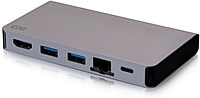 C2G USB-C® 5-in-1 Compact Dock with HDMI®, 2X USB-A, Ethernet, and USB-C Power Delivery up to 100W - 4K 30Hz