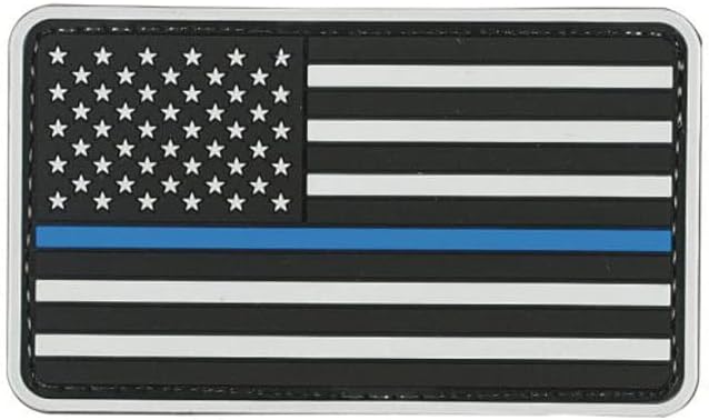 VooDoo Tactical 07-0907000000 American Flag Blue Linerubber Patch