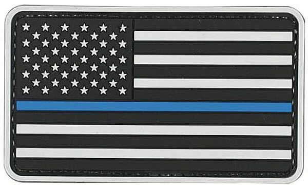 VooDoo Tactical 07-0907000000 American Flag Blue Linerubber Patch